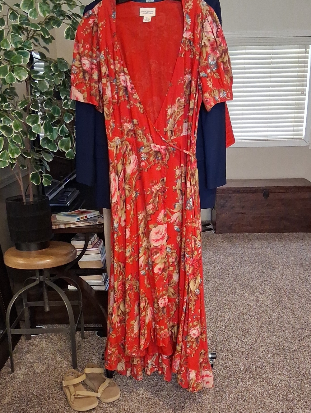 Denim & Supply Ralph Lauren Red Rap Around Dress. Never Wore...